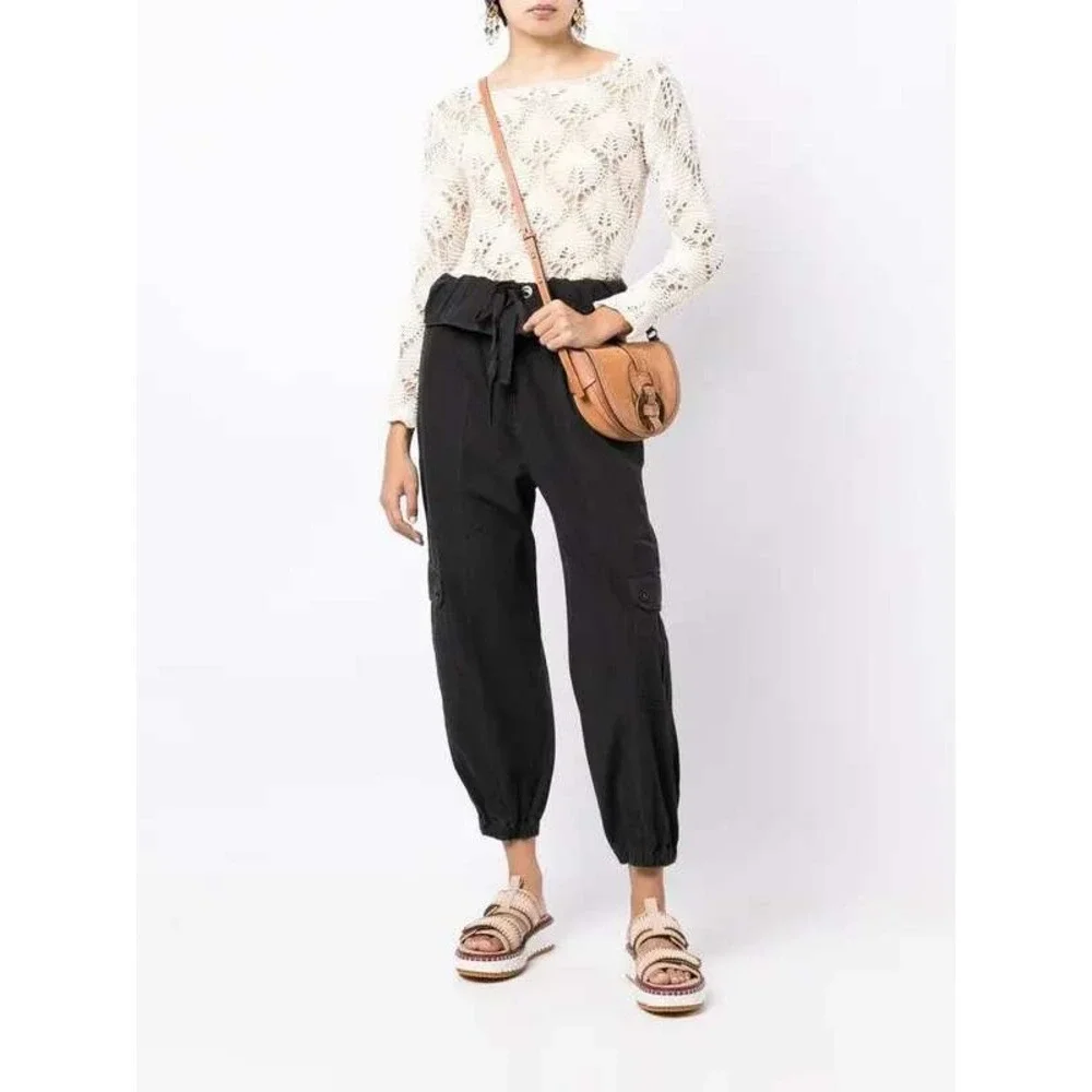Ulla Johnson Alden Drawstring Peplum Cargo‎ Pant Size 0